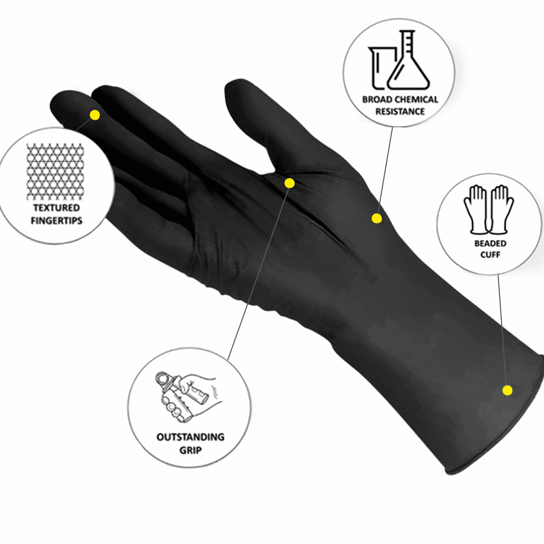 Pro Val NitrileBlaxPF Nitrile Disposable