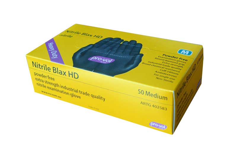 Nitrile Blax HD Box Size Medium